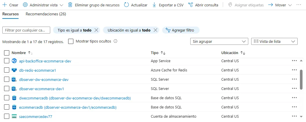 E-commerce en Azure – imagen 2