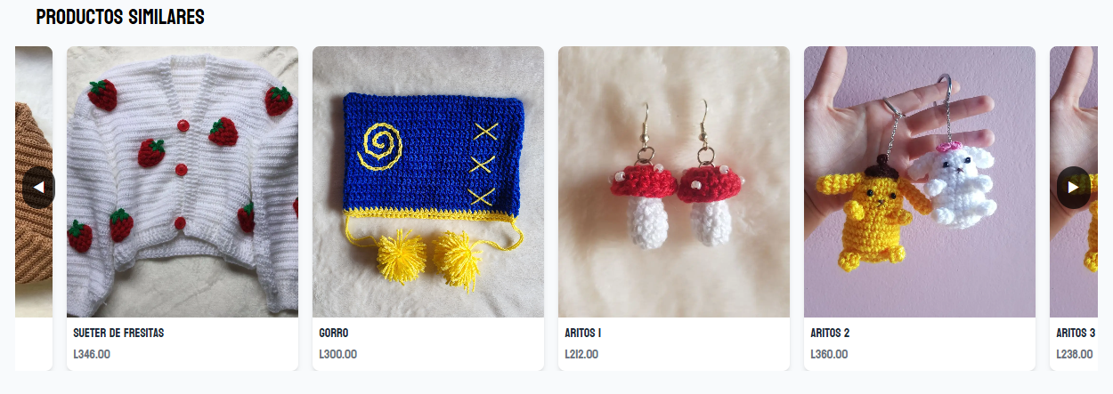 Carrusel de imágenes de la web